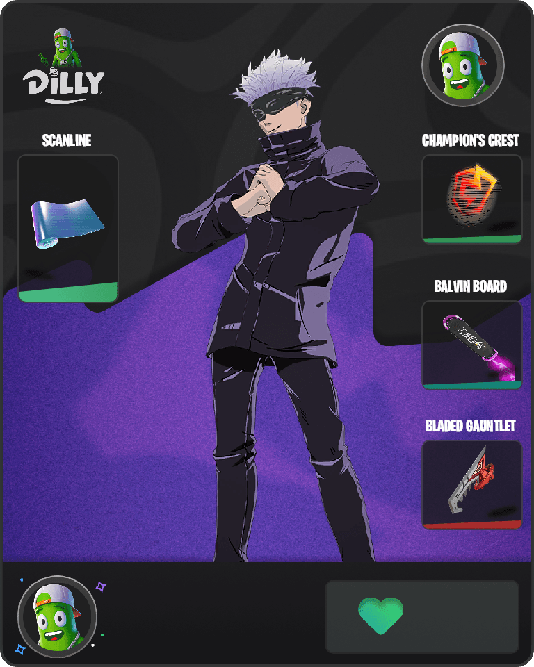 Satoru Gojo Fortnite combo