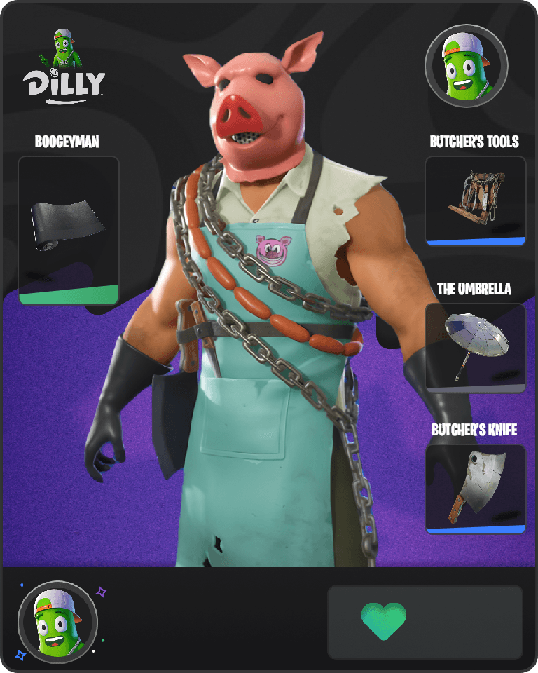 Pig the Butcher Fortnite combo