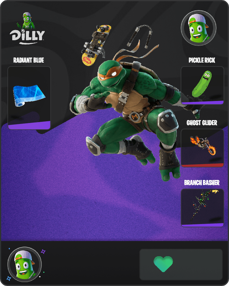 Michelangelo Fortnite combo