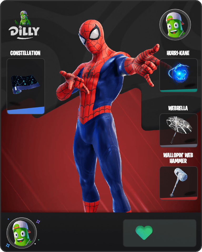 Spider-Man Fortnite combo