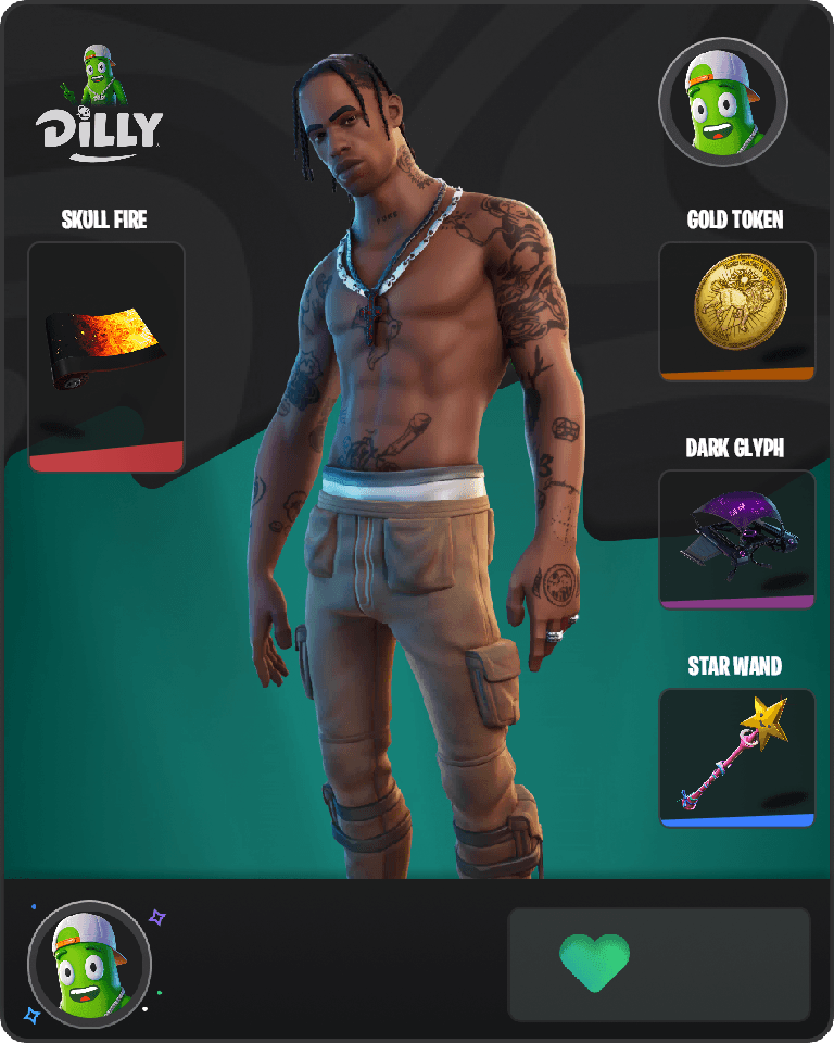 Travis Scott Fortnite combo