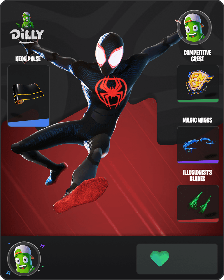 Spider-Man (Miles Morales) Fortnite combo