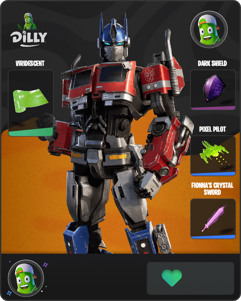 Optimus Prime Fortnite combo