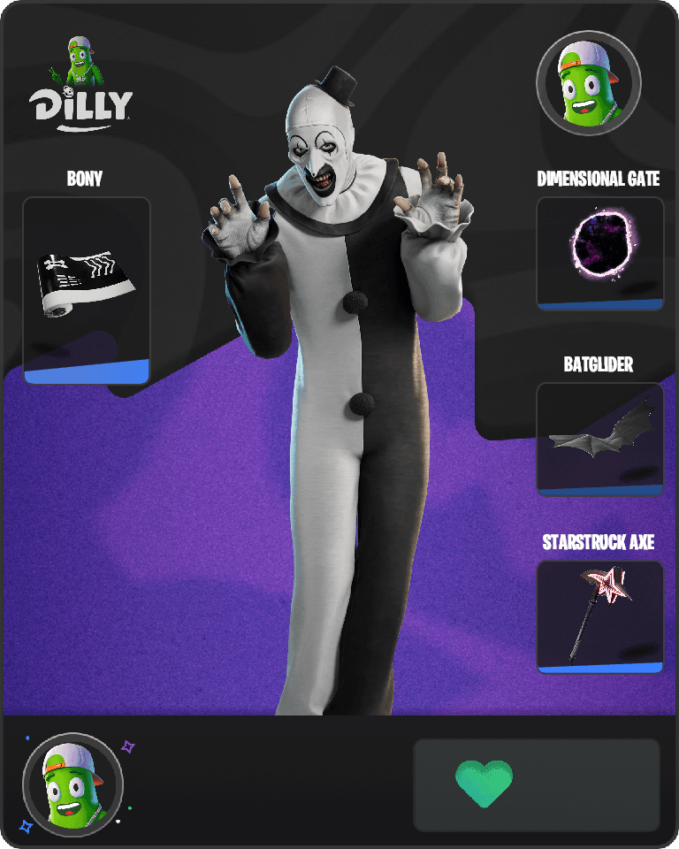 Art the Clown Fortnite combo