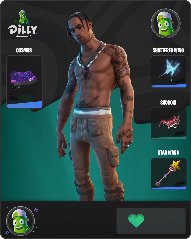 Travis Scott Fortnite combo