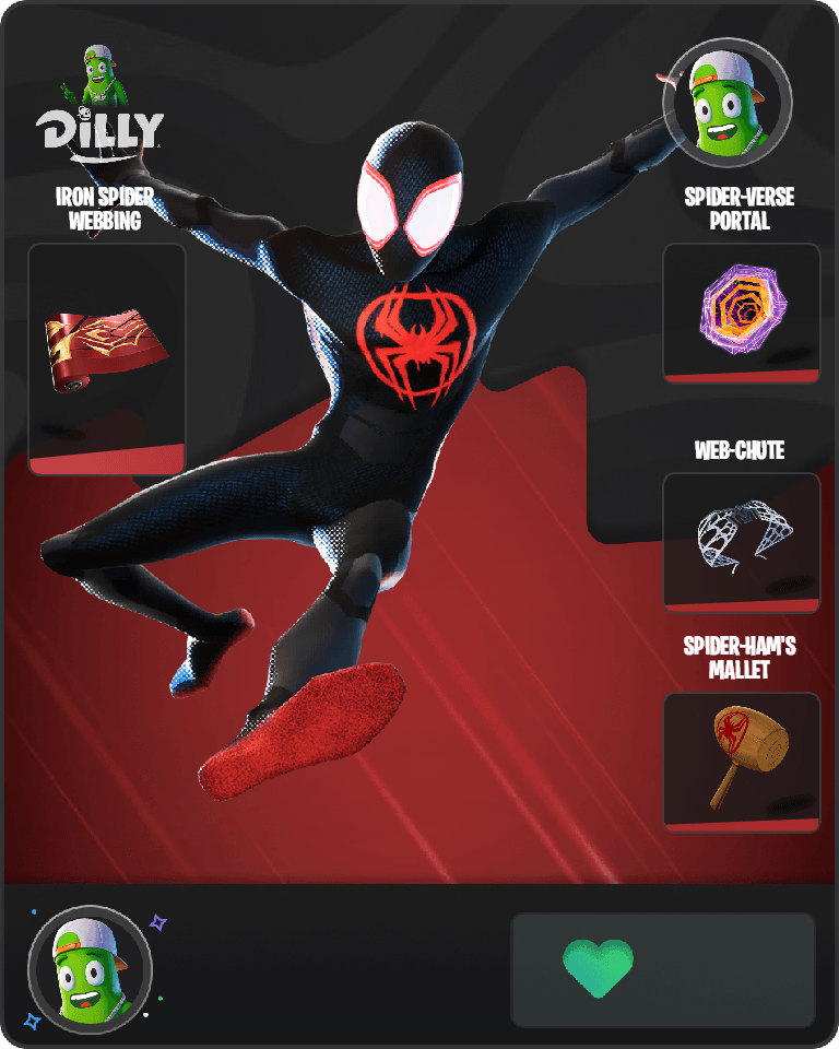 Spider-Man (Miles Morales) Fortnite combo
