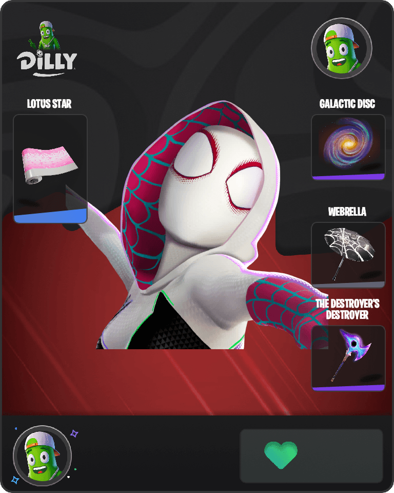 Spider-Gwen Fortnite combo