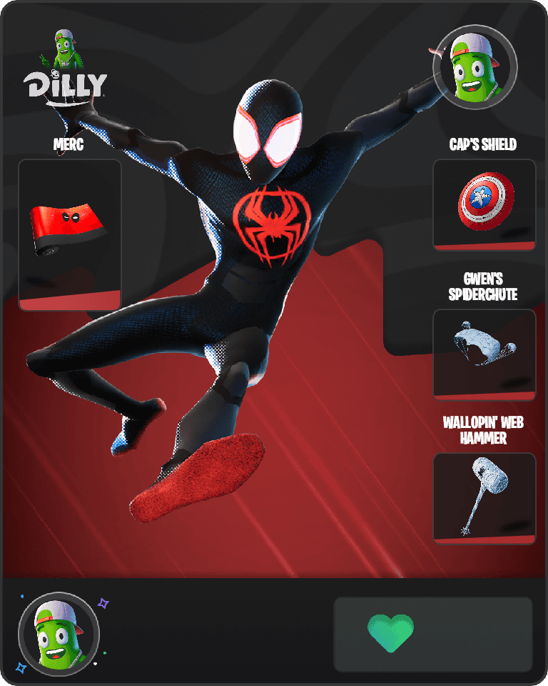 Spider-Man (Miles Morales) Fortnite combo