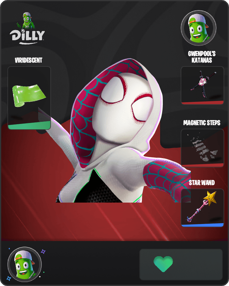 Spider-Gwen Fortnite combo