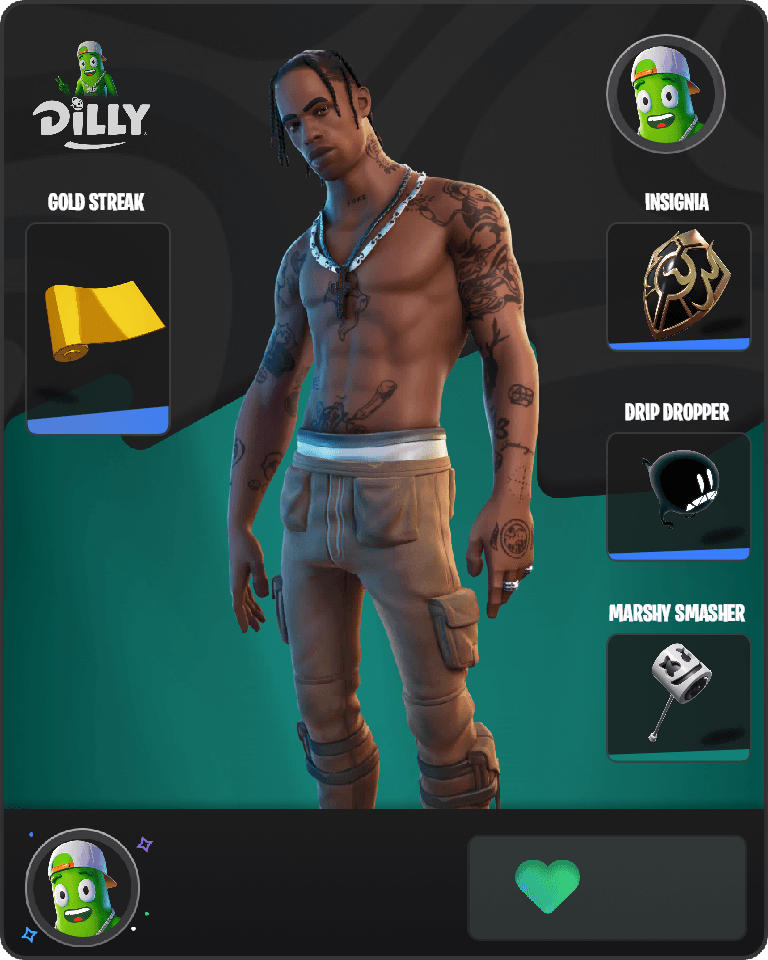 Travis Scott Fortnite combo