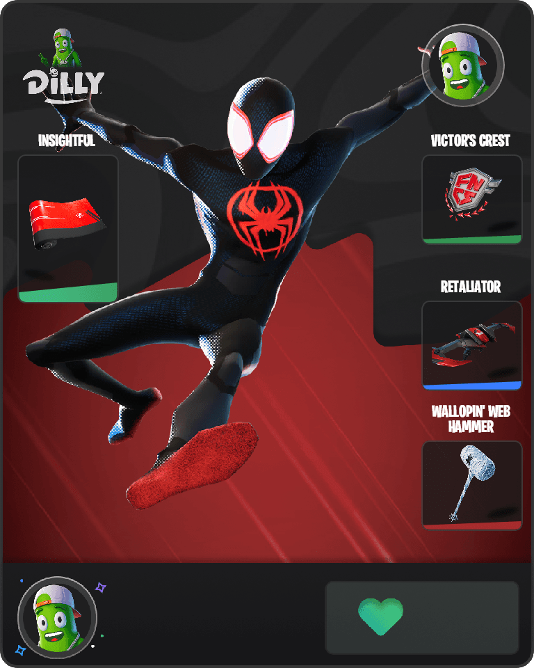 Spider-Man (Miles Morales) Fortnite combo