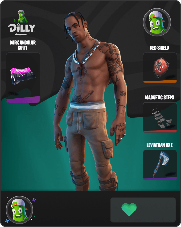 Travis Scott Fortnite combo