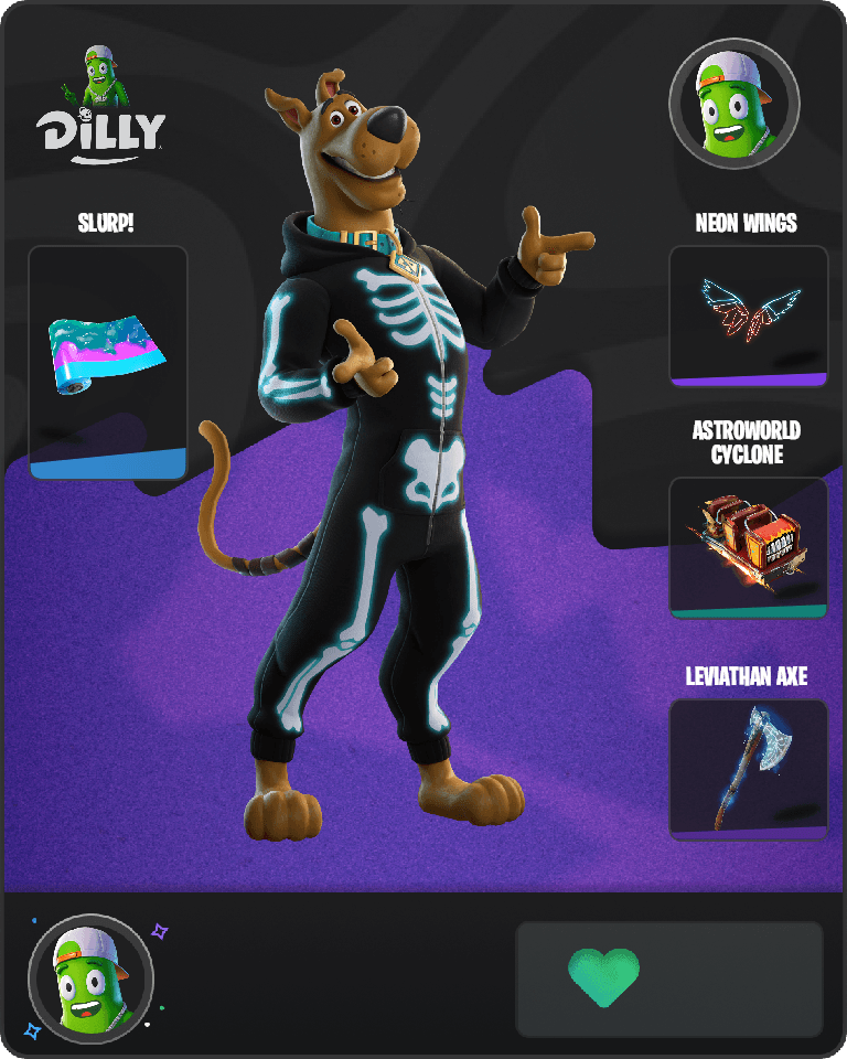 Scooby-Doo Fortnite combo