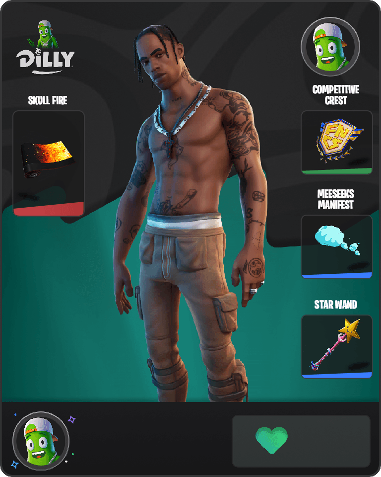 Travis Scott combo by fortniteguy56