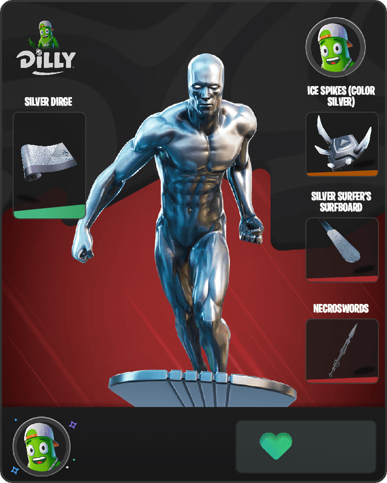 Silver Surfer Fortnite combo