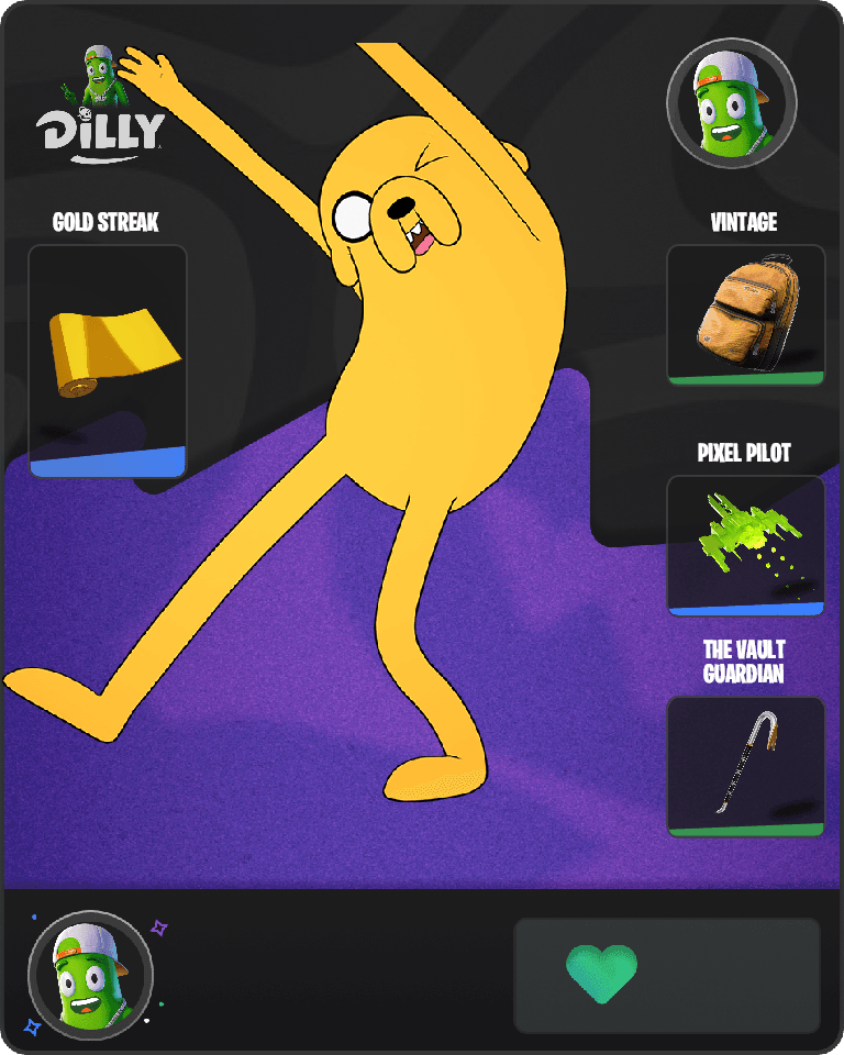 Jake the Dog Fortnite combo