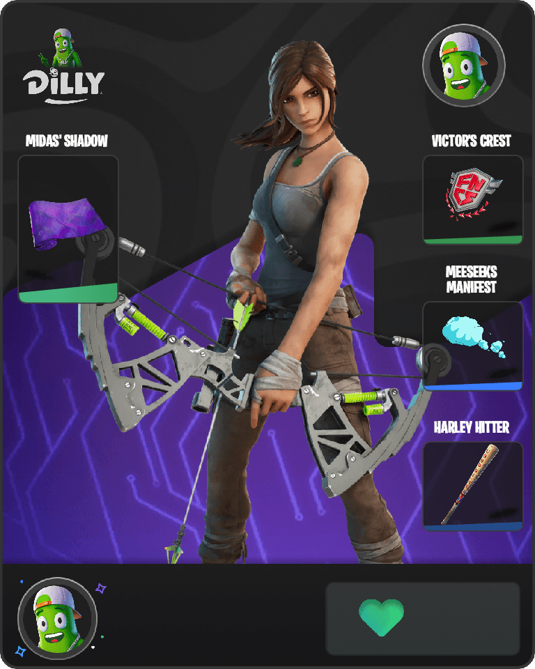 Lara Croft Fortnite combo