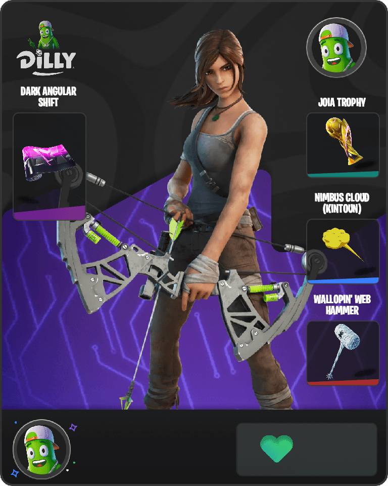 Lara Croft Fortnite combo