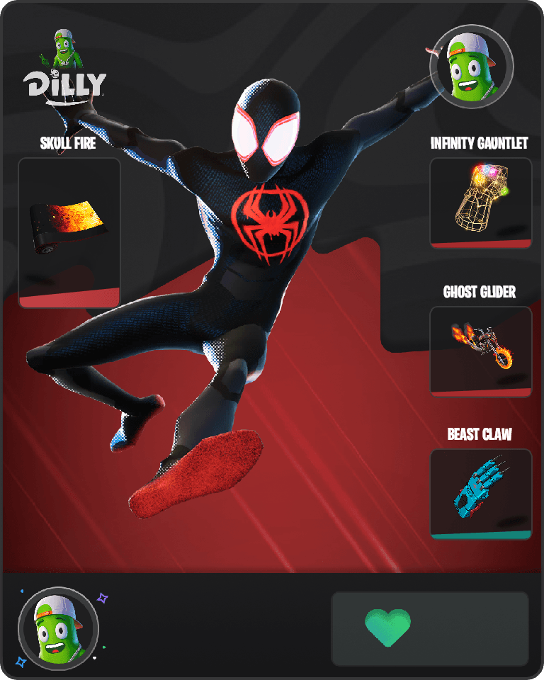Spider-Man (Miles Morales) Fortnite combo