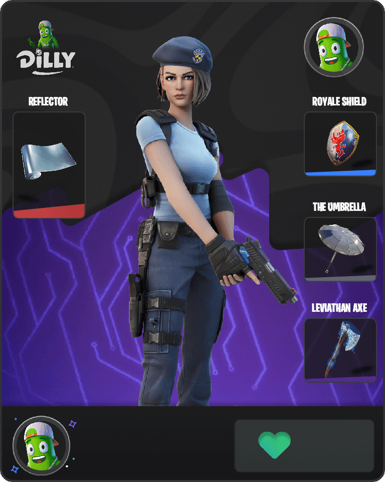 Jill Valentine Fortnite combo