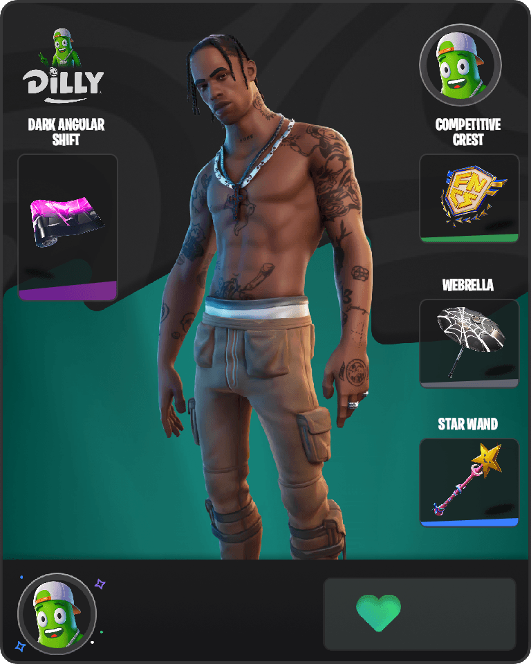 Travis Scott Fortnite combo