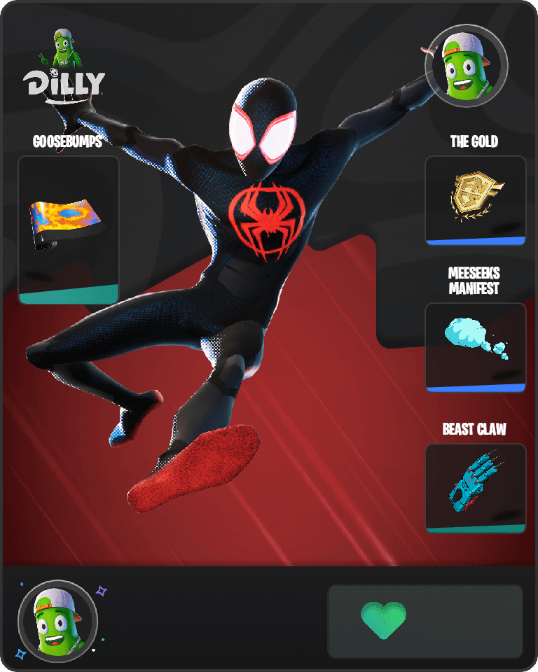 Spider-Man (Miles Morales) Fortnite combo