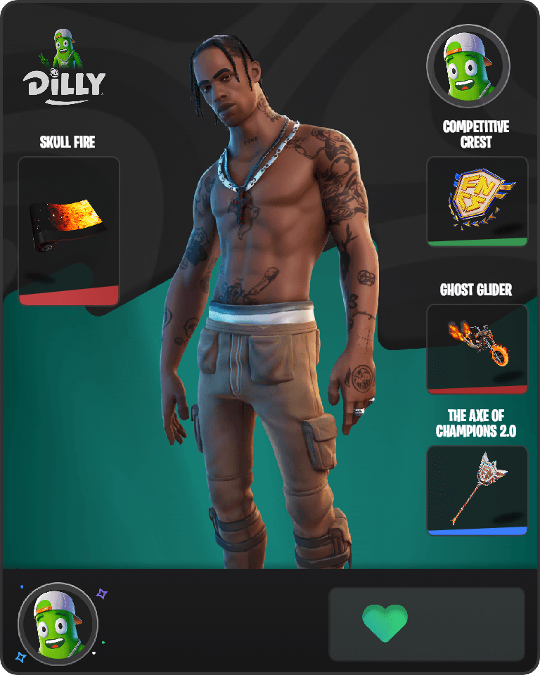 Travis Scott Fortnite combo