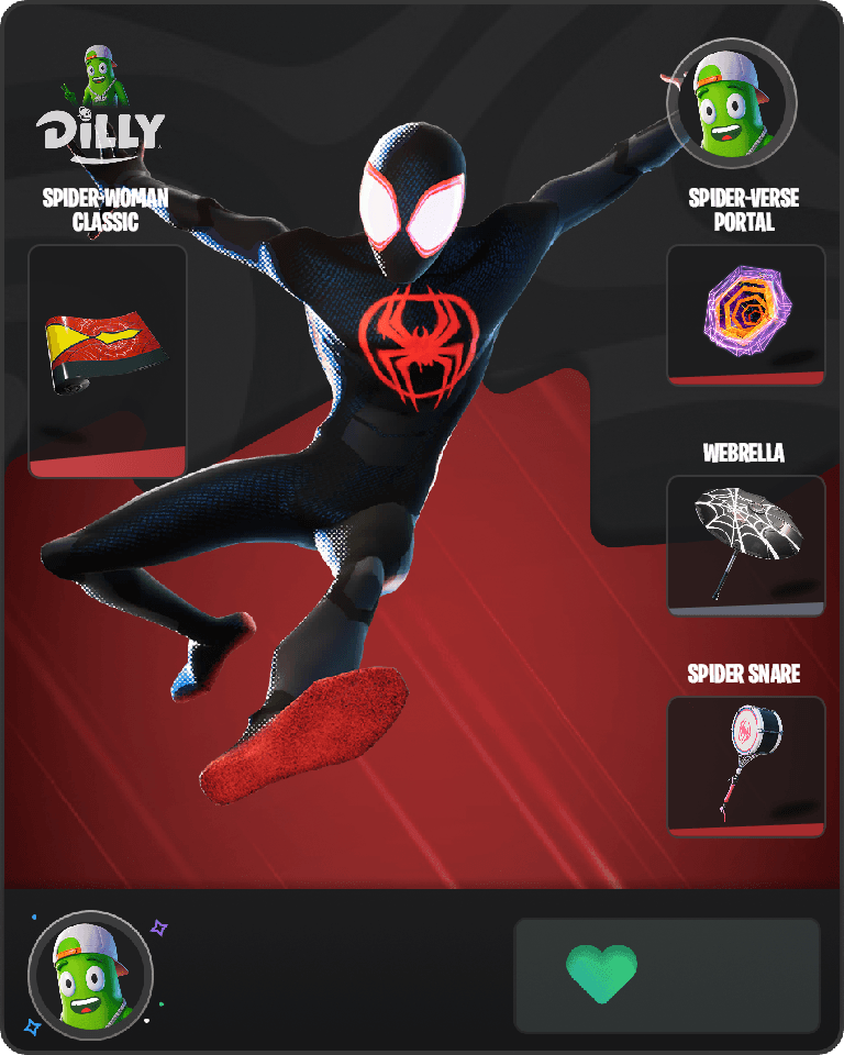 Spider-Man (Miles Morales) Fortnite combo
