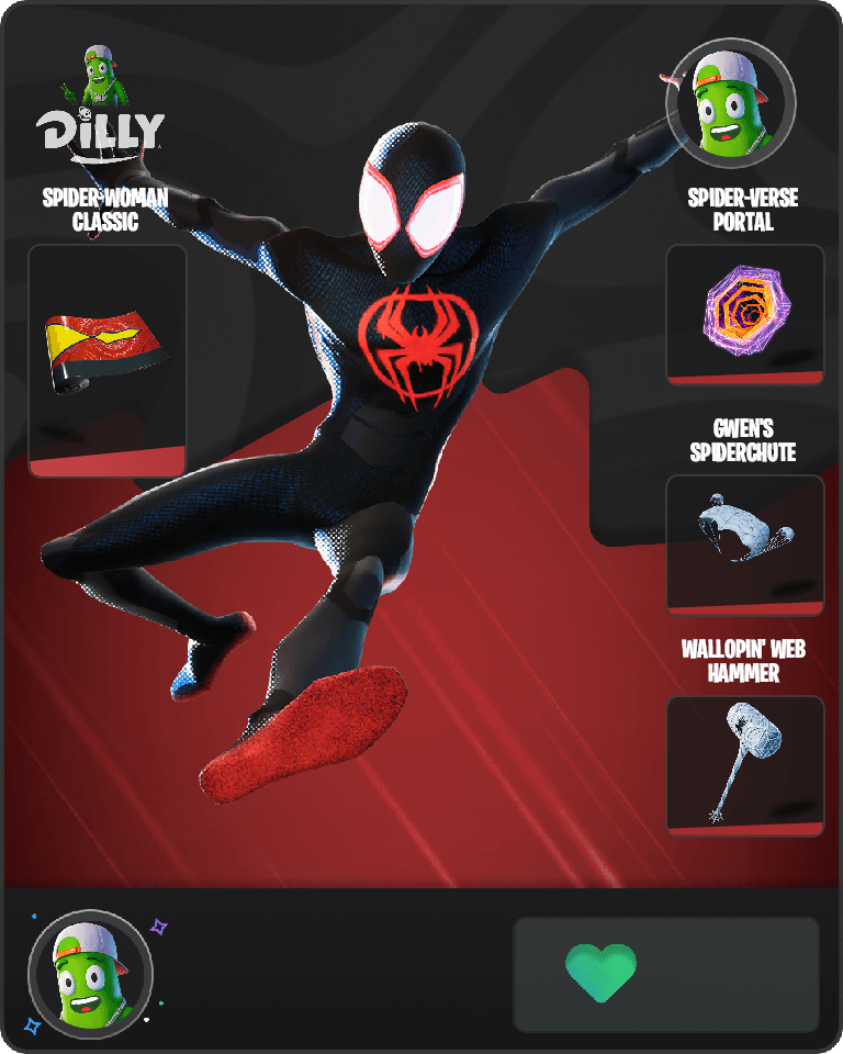 Spider-Man (Miles Morales) Fortnite combo