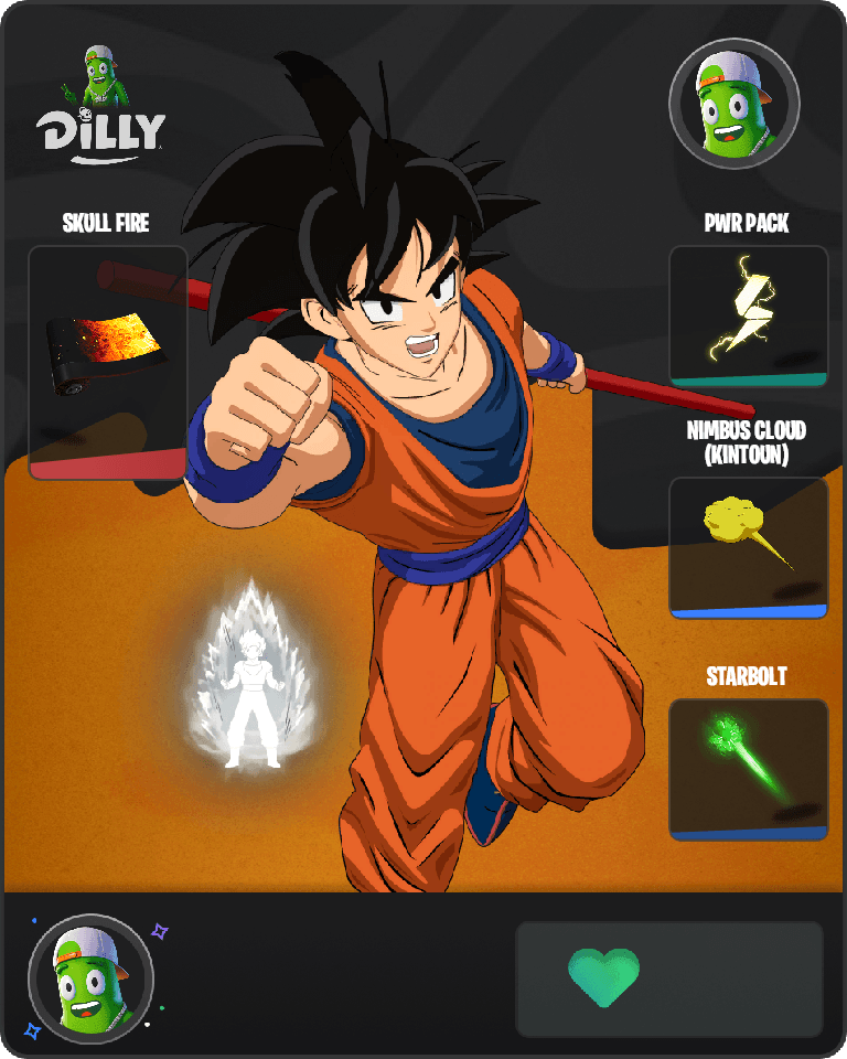 Son Goku Fortnite combo