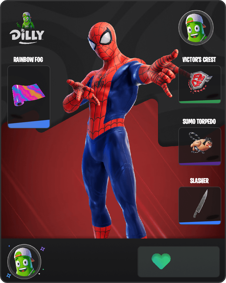 Spider-Man Fortnite combo