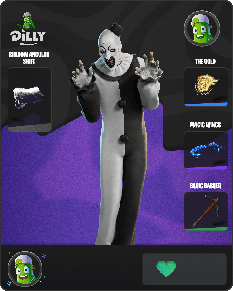 Art the Clown Fortnite combo