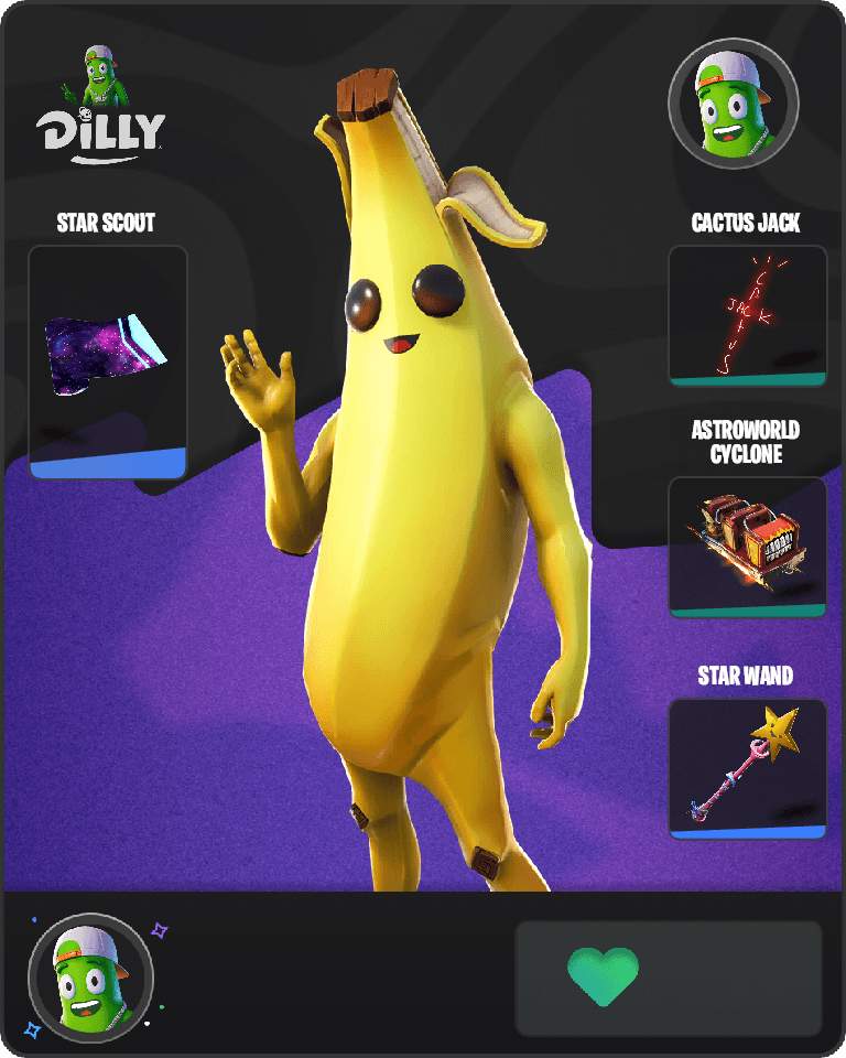 Peely Fortnite combo