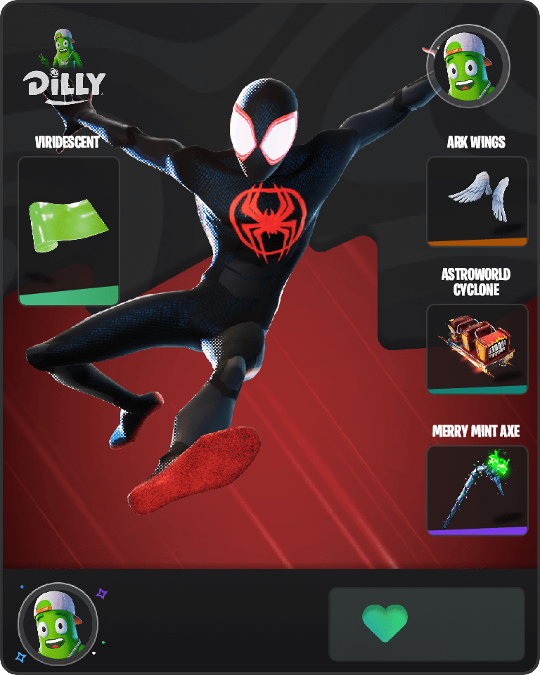 Spider-Man (Miles Morales) Fortnite combo