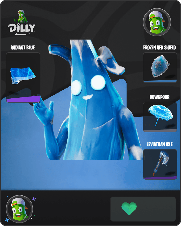Polar Peely Fortnite combo