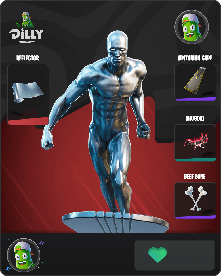 Silver Surfer Fortnite combo