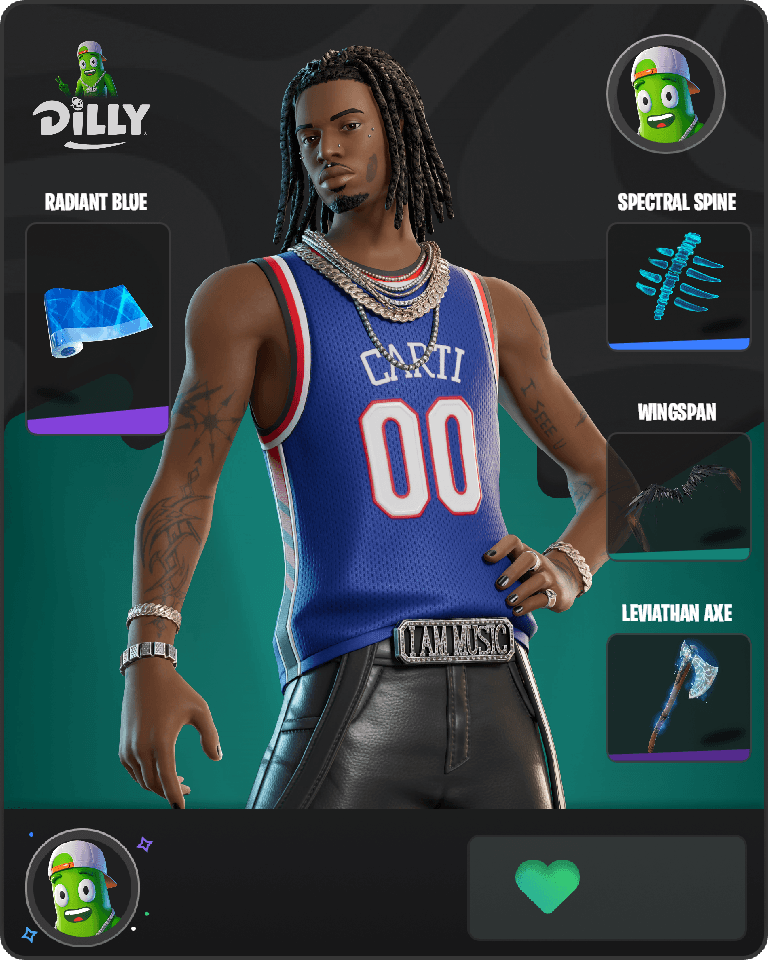 Playboi Carti Fortnite combo