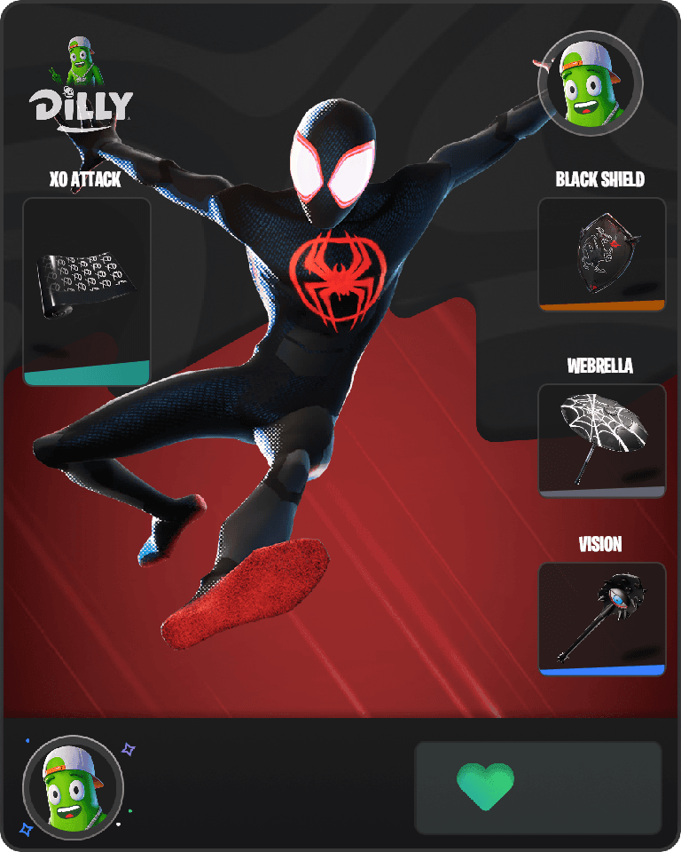 Spider-Man (Miles Morales) Fortnite combo