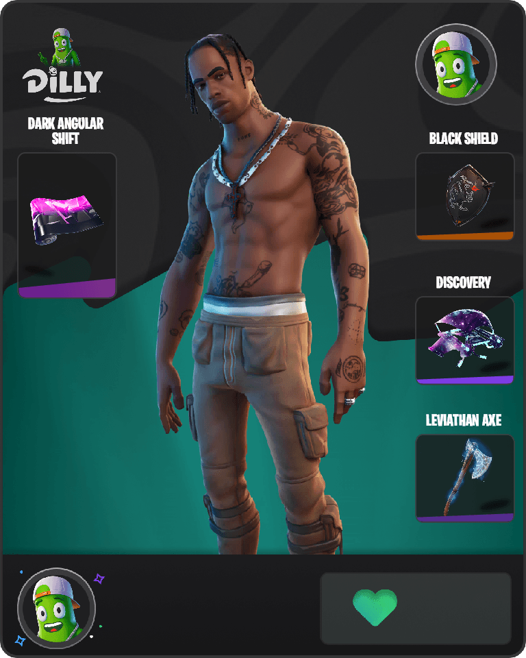 Travis Scott Fortnite combo