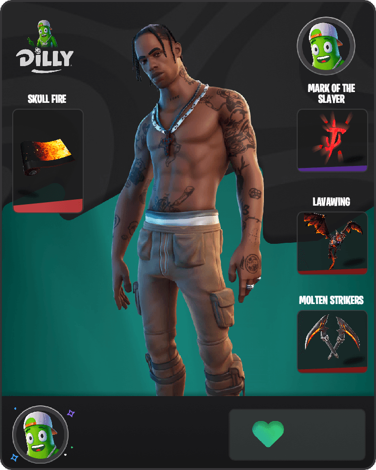Travis Scott Fortnite combo
