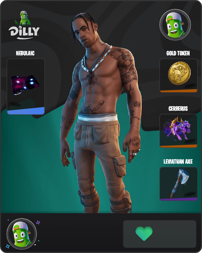 Travis Scott Fortnite combo