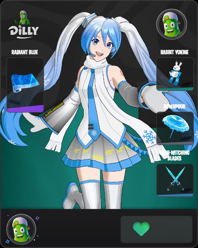 Snow Miku combo by DillyFan598399