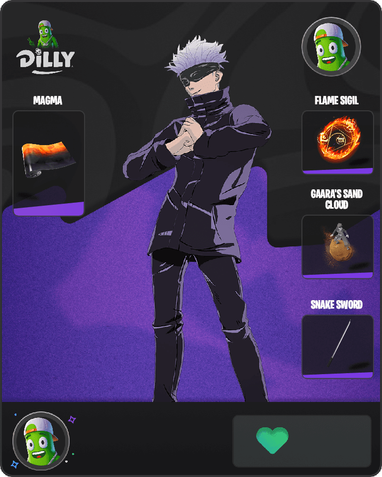 Satoru Gojo Fortnite combo
