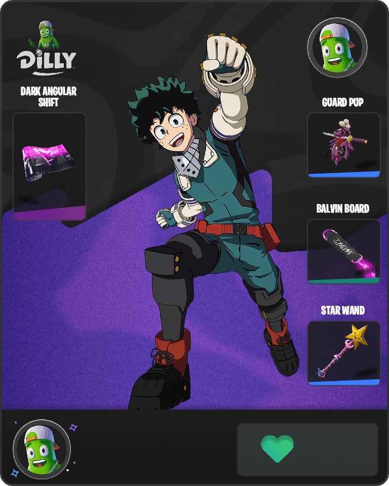 Izuku Midoriya Fortnite combo