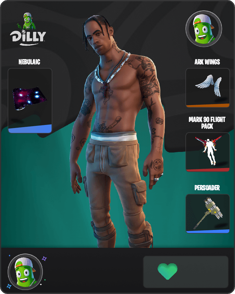 Travis Scott Fortnite combo