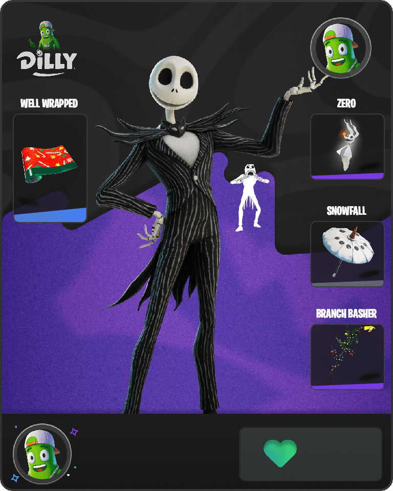 Jack Skellington Fortnite combo