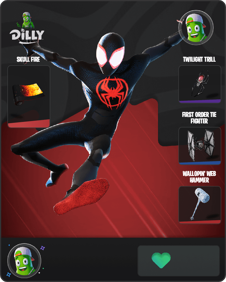 Spider-Man (Miles Morales) Fortnite combo