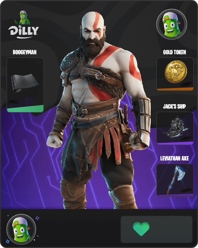 Kratos Fortnite combo