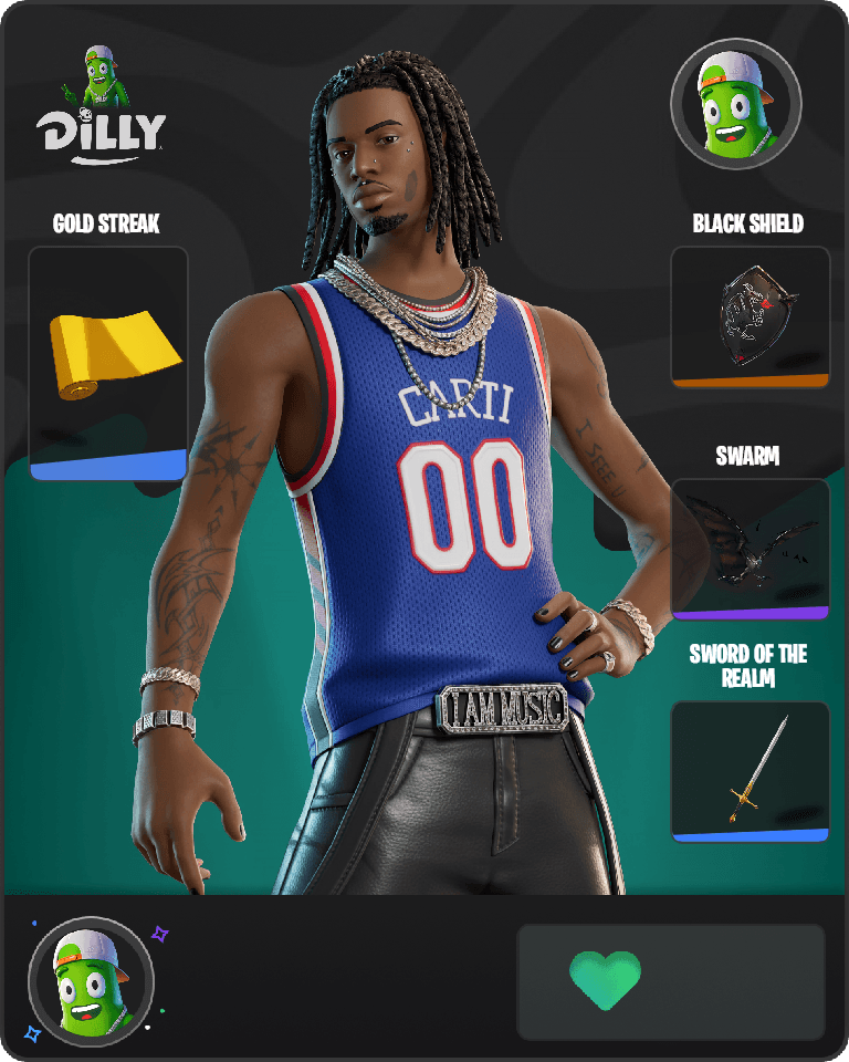 Playboi Carti Fortnite combo