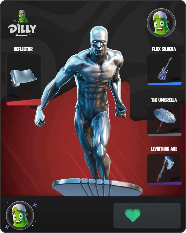 Silver Surfer Fortnite combo